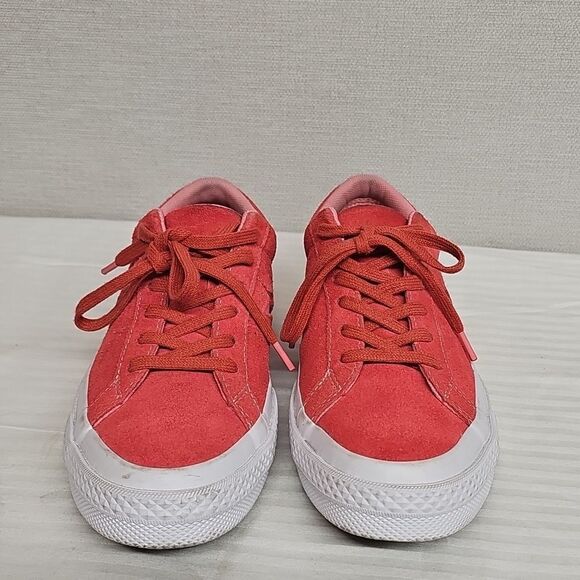 CONVERSE ONE STAR PARADISE PINK SUEDE YOUTH SNEAKERS BFPM-05-055 - Picture 2 of 10